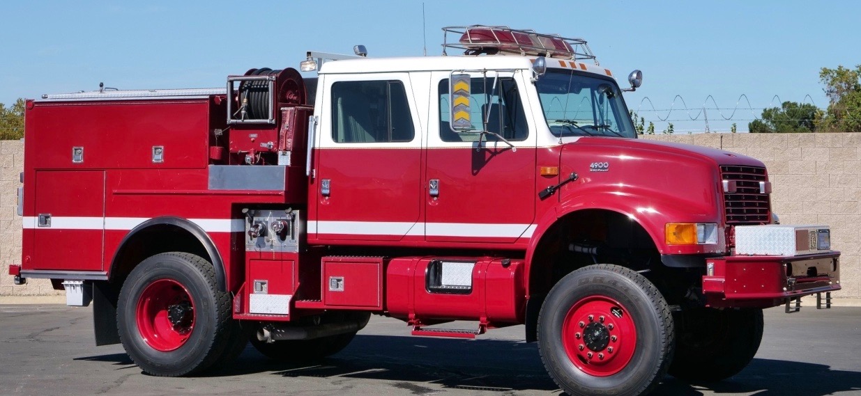 2000 IHC 4900 Type III 4 4 Fire Truck In California 91 000 Bauer Tree Equipment
