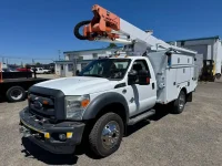 2013 Ford F550 4X4 Altec AT37G Utility Bucket Truck in Oregon $45,000