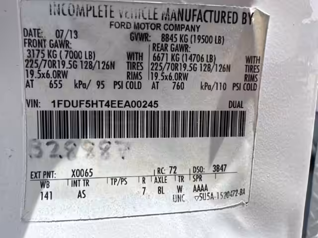 14 F550 WUT 18